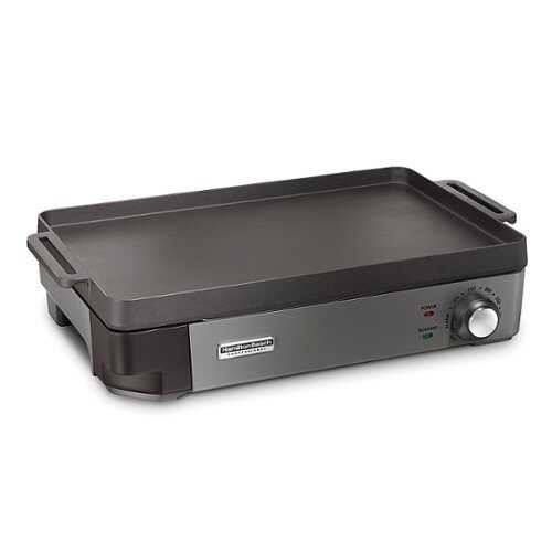 Rent to own Hamilton Beach Professional Cast Iron Electric Grill - BLACK