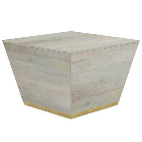 Rent to own Simpli Home - Abba  Square Coffee Table - White Wash