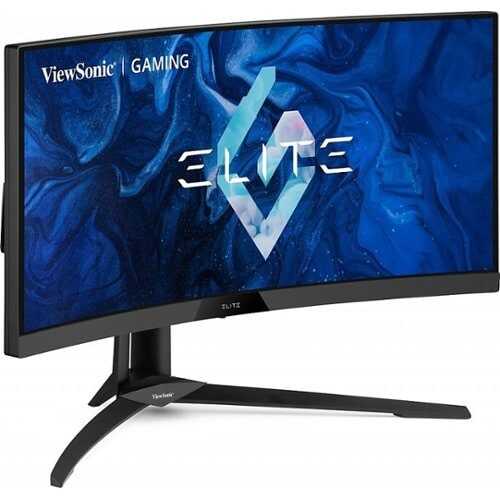 Rent to own ViewSonic - Elite 34" 180Hz UWQHD Curved Gaming Monitor 34 LCD Curved FreeSync - Black