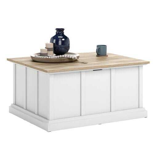 Rent to own Sauder - Cottage Road Storage Coffee Table White