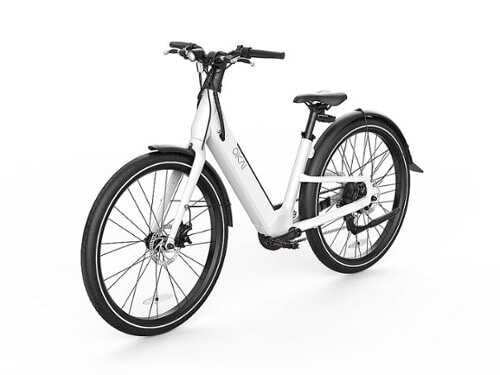 Rent to own OKAI - Stride Electric Bike w/ 40 Miles Max Operating Range and 20 mph Max Speed - White