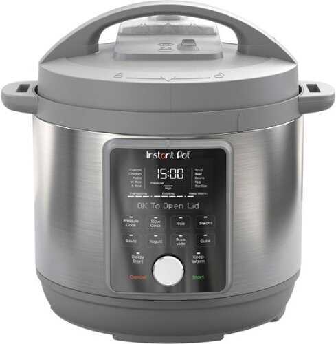 Rent to own Instant Pot - 6QT Duo Plus Multi-Use Pressure Cooker with Whisper-Quiet Steam Release - Gray