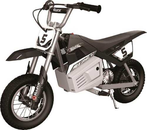Razor - MX350 Dirt Rocket Electric-Powered Dirt Bike w/7 miles max operating range and 14 mph max speed - black camo