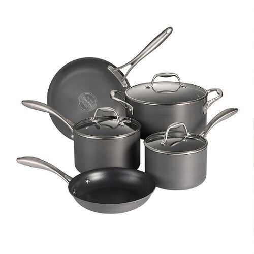 Rent to own Tramontina - 8PC Hard Anodized Cookware Set - Gray