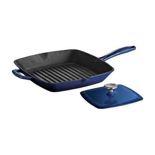 Rent to own Tramontina - 11" Grill Pan w/Press - Cobalt