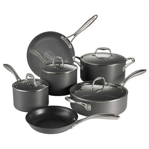 Rent to own Tramontina - 10PC Hard Anodized Cookware Set - Gray