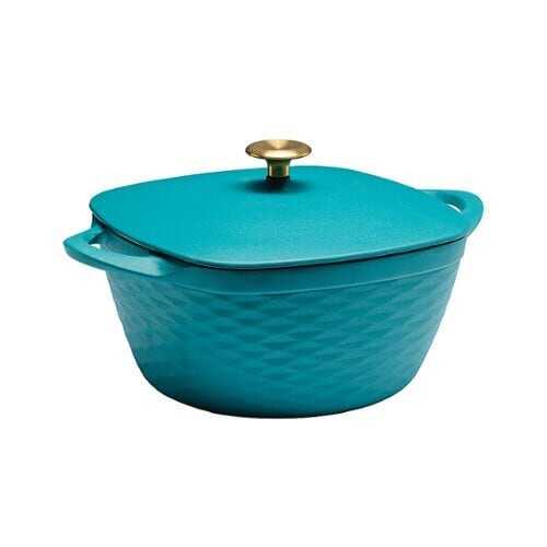 Rent to own Tramontina - 7Qt Square Covered Dutch Oven - Teal