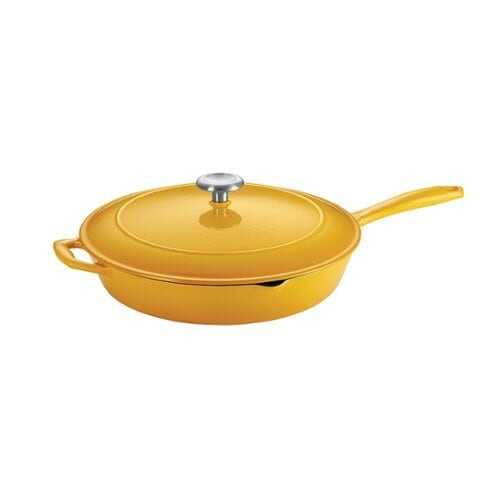 Rent to own Tramontina - 12" Covered Skillet - Sunrise - Sunrise
