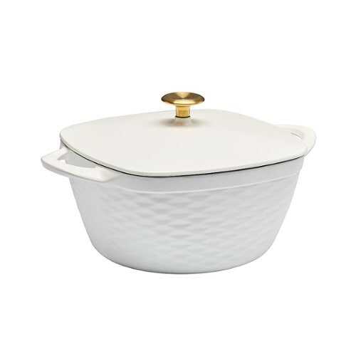Rent to own Tramontina - 7Qt Square Covered Dutch Oven - White