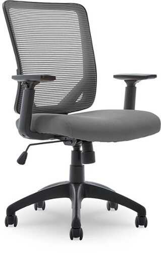 Rent to own True Seating - Mason Ergonomic Mesh Office Chair with Height Adjustable Arms - Gray