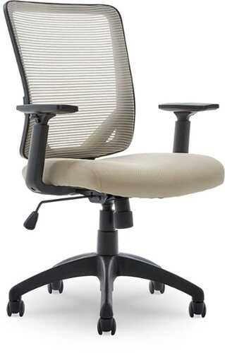 Rent to own True Seating - Mason Ergonomic Mesh Office Chair with Height Adjustable Arms - Tan