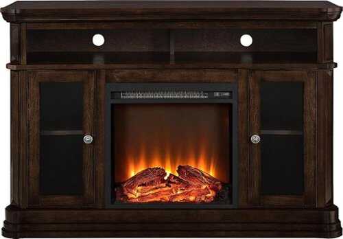 Rent to own Ameriwood Home - Brooklyn Electric Fireplace TV Console - Espresso