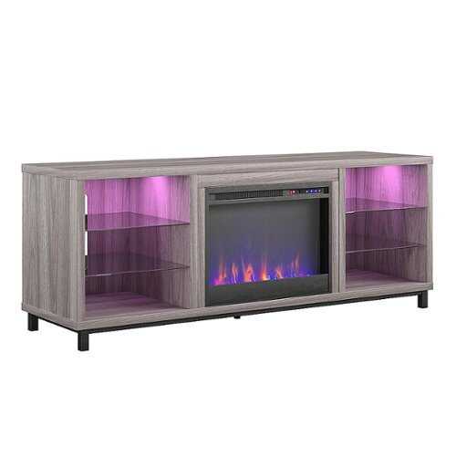 Rent to own Ameriwood Home Lumina Deluxe Fireplace TV Stand (70