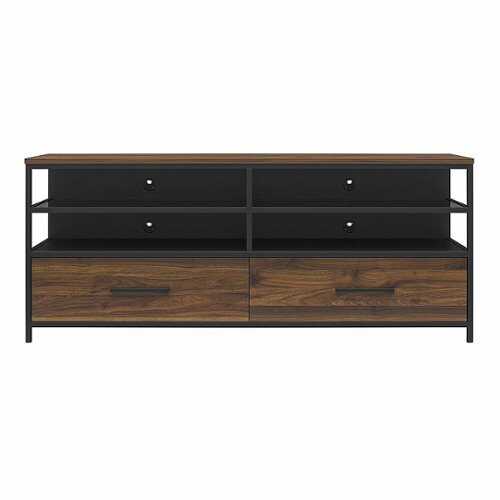 Rent to own Ameriwood Home - Structure TV Stand for TVs up to 60" - Columbia Walnut