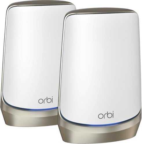 Rent to own NETGEAR - Orbi 960 Series AXE11000 Quad-Band Mesh Wi-Fi System (2-pack) - White
