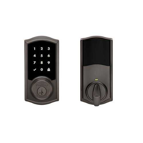 Rent to own Kwikset - 916 Smart Lock Z-Wave Replacement Deadbolt with App/Touchscreen/Key Access - Venetian Bronze