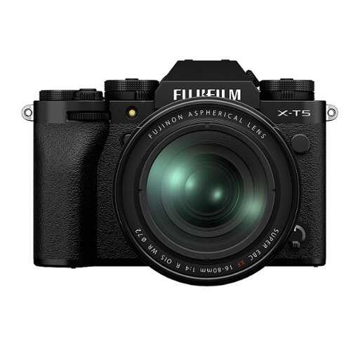 Rent to own FUJIFILM X-T5 Mirrorless Camera Body, Black w/ FUJINON XF16-80mmF4 R OIS WR Lens Kit