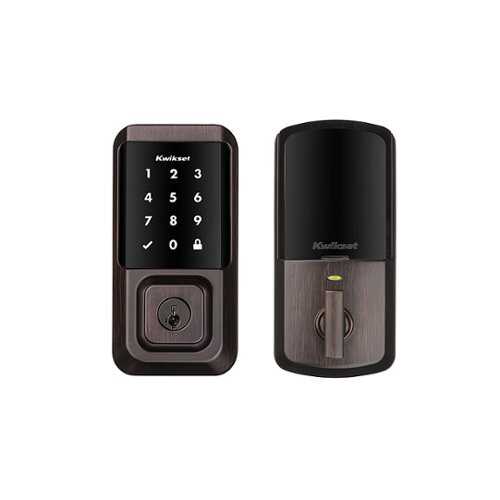 Rent to own Kwikset - Halo Smart Lock Wi-Fi Replacement Deadbolt with App/Touchscreen/Key Access - Venetian Bronze
