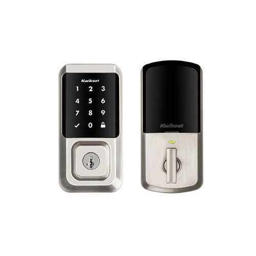 Rent to own Kwikset - Halo Smart Lock Wi-Fi Replacement Deadbolt with App/Touchscreen/Key Access - Satin Nickel