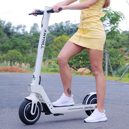 Rent to own Anyhill - UM-2 Electric Scooter w/ 28 miles max operating range & 19 mph Max Speed - White