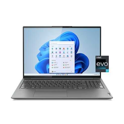 Rent To Own - Lenovo Slim 7i 16" WQXGA Touchscreen Laptop - Intel Core i7-12700H with 16GB Memory - Intel Arc A370M 4GB - 1 TB SSD - Storm Grey