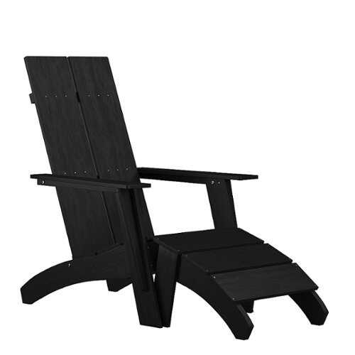 Rent to own Flash Furniture - Sawyer Adirondack Chair - Black
