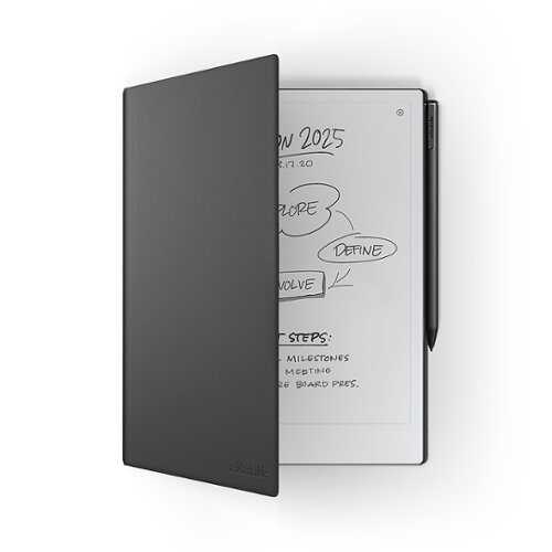 Rent to own reMarkable - Book Folio in premium leather for reMarkable2 paper tablet - Black