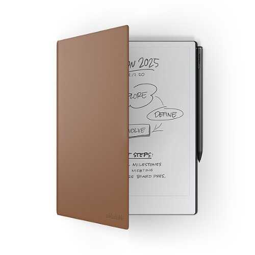 Rent to own reMarkable - Book Folio in premium leather for reMarkable2 paper tablet - Brown