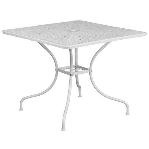 Rent To Own - Flash Furniture - Oia Contemporary Patio Table - White