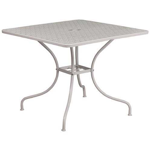 Rent To Own - Flash Furniture - Oia Contemporary Patio Table - Light Gray