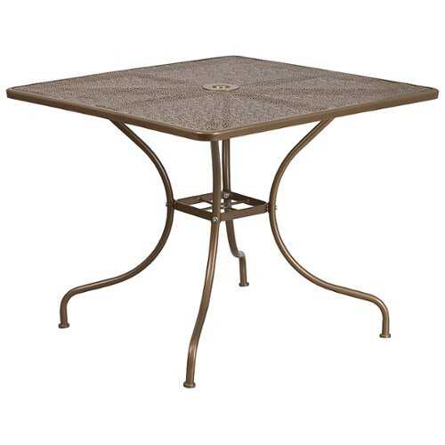 Rent To Own - Flash Furniture - Oia Contemporary Patio Table - Gold