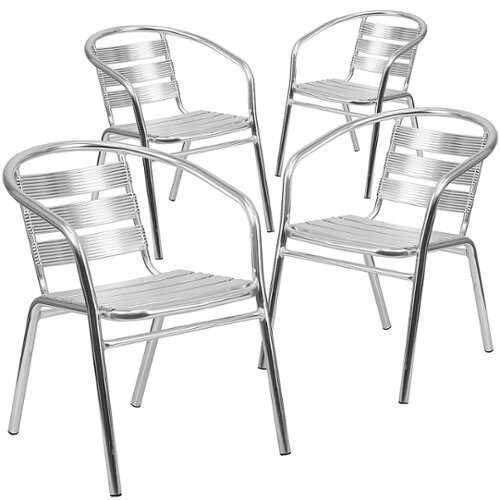 Rent To Own - Flash Furniture - Lila Patio Chair (set of 4) - Aluminum