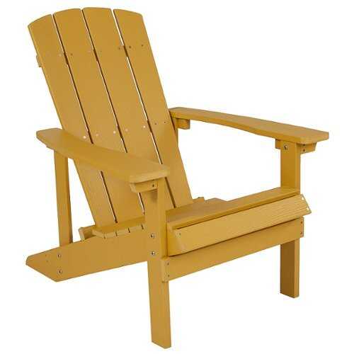 Rent To Own - Flash Furniture - Charlestown Adirondack Chair - Yellow