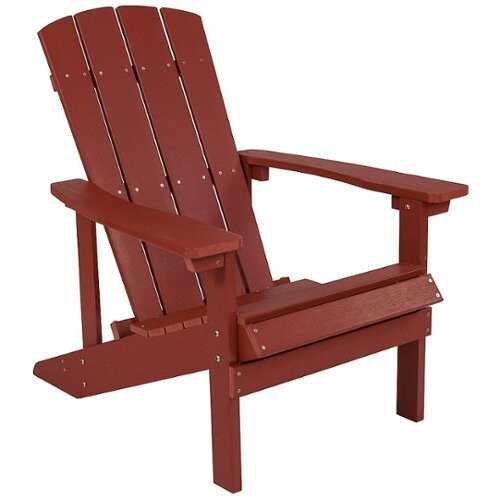 Rent To Own - Flash Furniture - Charlestown Adirondack Chair - Red