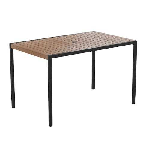 Rent to own Flash Furniture - Lark Modern Patio Table - Teak