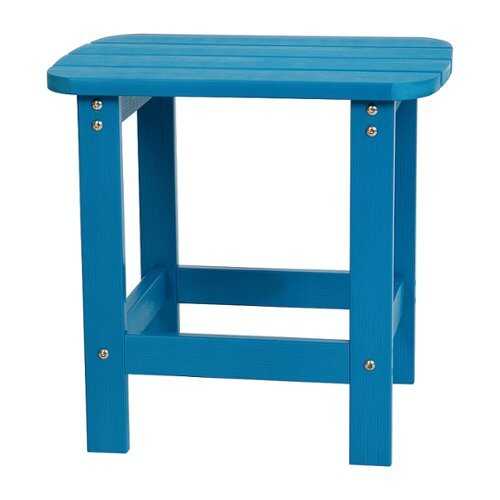 Rent to own Flash Furniture - Charlestown Classic Adirondack Side Table - Blue
