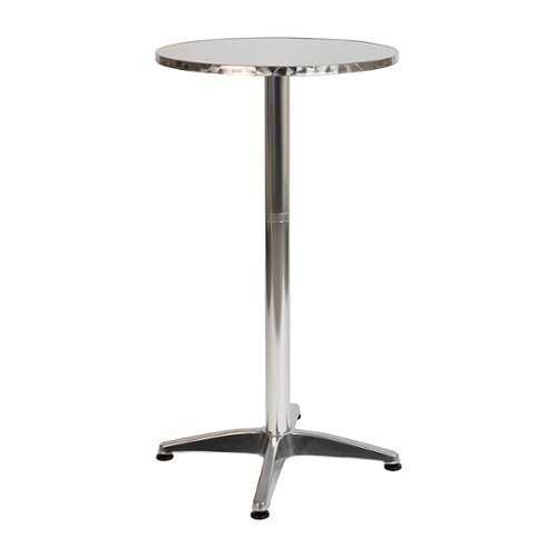 Rent to own Flash Furniture - Mellie Contemporary Patio Bar Table - Aluminum