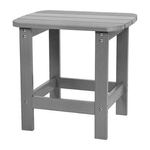 Rent to own Flash Furniture - Charlestown Classic Adirondack Side Table - Gray
