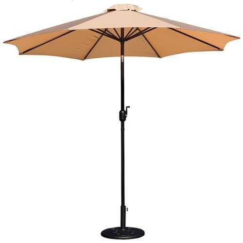 Rent to own Flash Furniture - Kona Patio Umbrella and Base - Tan