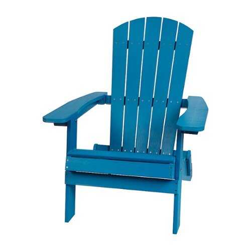 Rent to own Flash Furniture - Charlestown Adirondack Chair - Blue