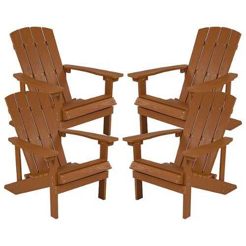 Rent to own Flash Furniture - Charlestown Adirondack Chair (set of 4) - Teak