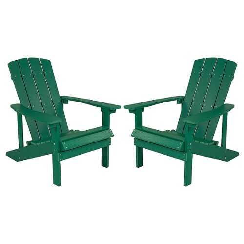 Rent to own Flash Furniture - Charlestown Adirondack Chair (set of 2) - Green