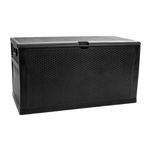 Rent to own Flash Furniture - Nobu 120 Gallon Patio Storage Box - Black