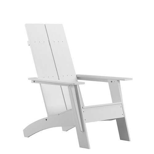 Rent To Own - Flash Furniture - Sawyer Adirondack Chair - White