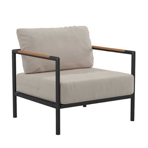 Rent To Own - Flash Furniture - Lea Patio Lounge Chair - Beige