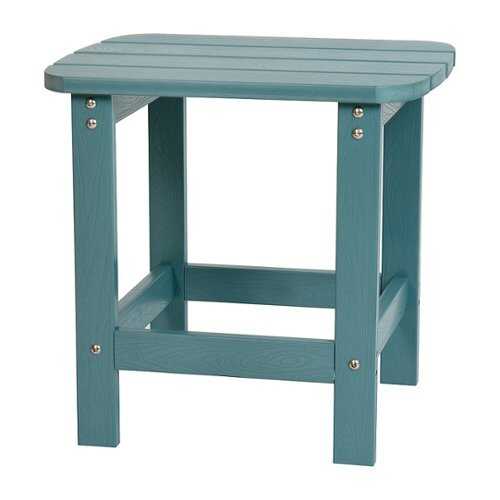 Rent To Own - Flash Furniture - Charlestown Classic Adirondack Side Table - Teal