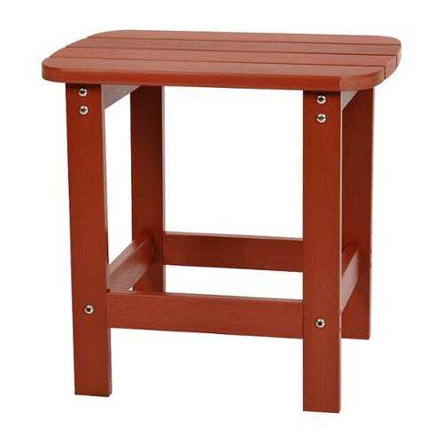 Rent To Own - Flash Furniture - Charlestown Classic Adirondack Side Table - Red