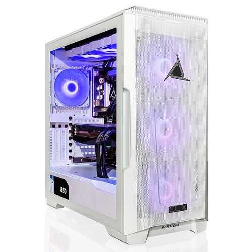 CLX - SET Gaming Desktop - Intel Core i9 13900KF - 64GB DDR5 4800 Memory - GeForce RTX 4080 - 1TB NVMe M.2 SSD + 6TB HDD - White