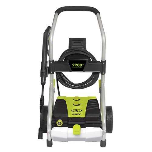 Rent to own Sun Joe - 2200-Max PSI 1.6 GPM Electric Pressure Washer, 14.5-Amp Motor - Green
