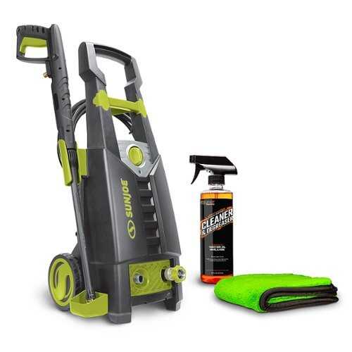 Rent to own Sun Joe Clean & Degrease Pressure Washer Bundle Green